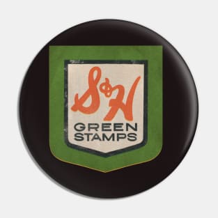 Green Stamps Pin