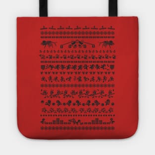 Game and Watch video game xmas jumper Tote