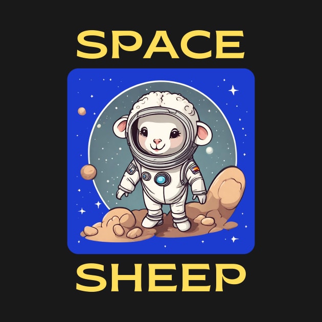 Space Sheep | Sheep Pun by Allthingspunny