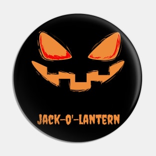 Jack-O'-Lantern Pin