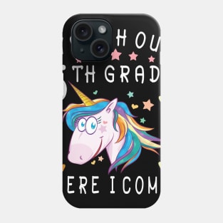 Watch Out 5th Grade Here I Come Happy Student Back To School Phone Case