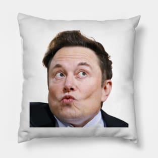 Elon Musk Whoopsie Face Pillow
