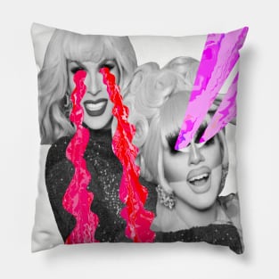 Trixie Mattel and Katya zamolodchikova Halloween Design Pillow