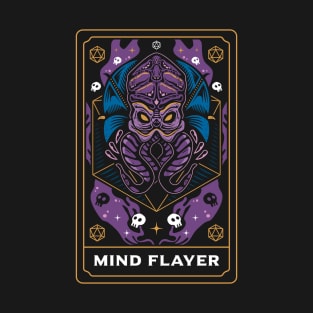 Mind Flayer Tarot Card T-Shirt