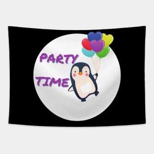 Party Penguin Tapestry
