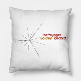 The Voyager Golden Record Logo A Pillow