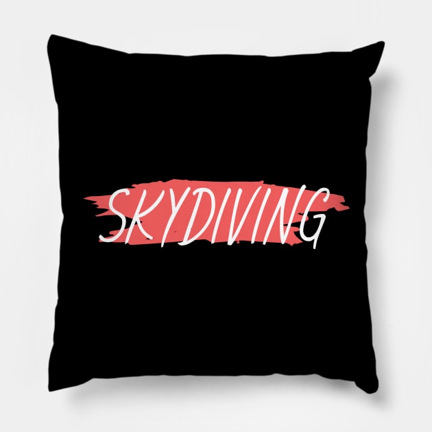 Skydiving Pillow by maxcode