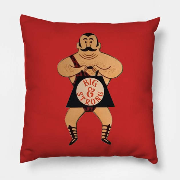 Big & Strong — My Muscle Man Pillow by Eugene and Jonnie Tee's