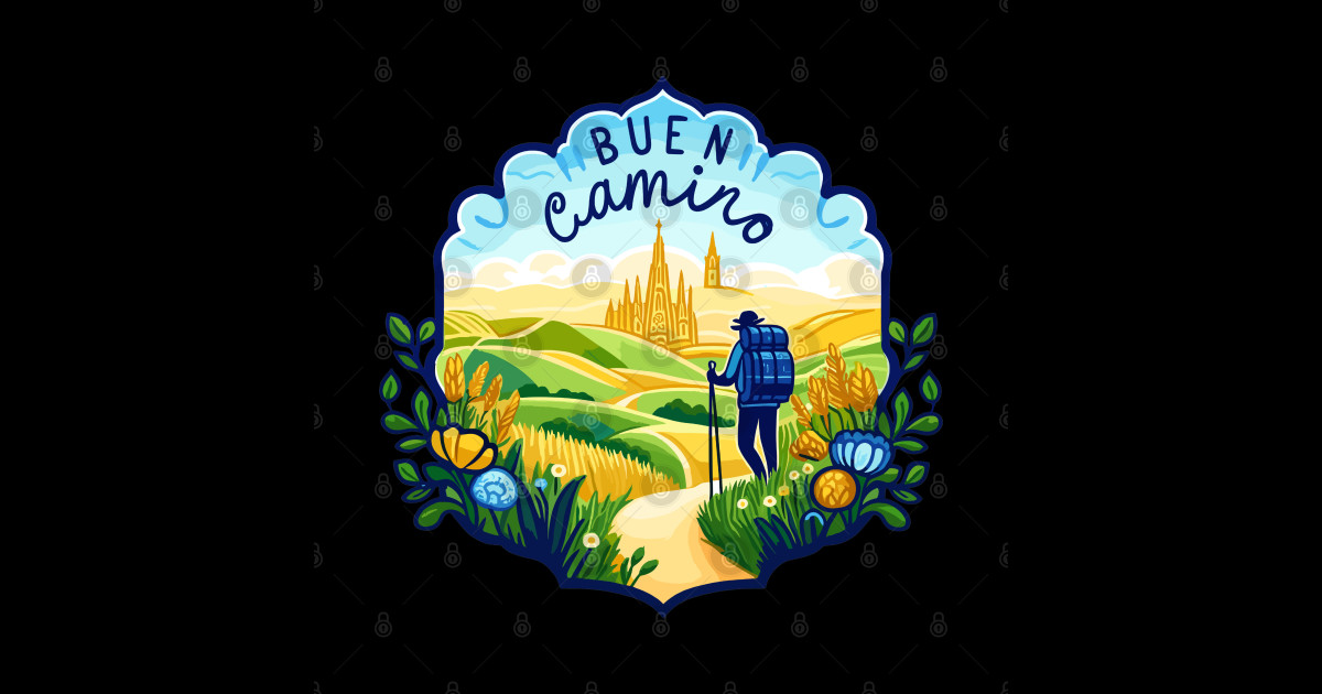 Camino De Santiago Buen Camino Shell Unisex Hoodie Hooded Sweatshirt