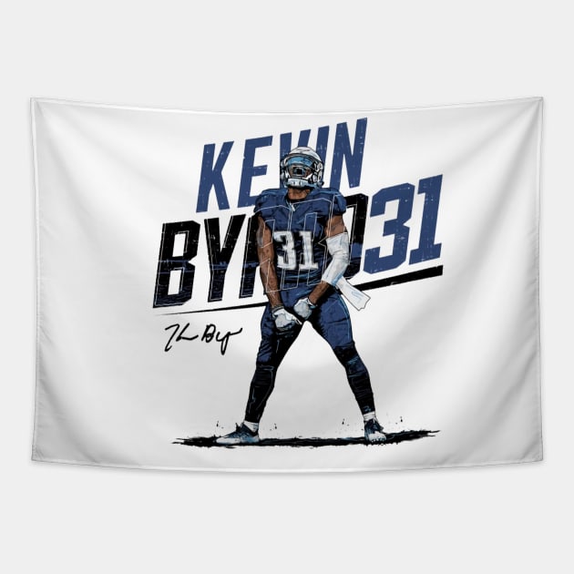 Kevin Byard Tennessee Slant Tapestry by Buya_Hamkac