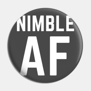 Nimble AF- a design for those who are quick and light in movement Pin