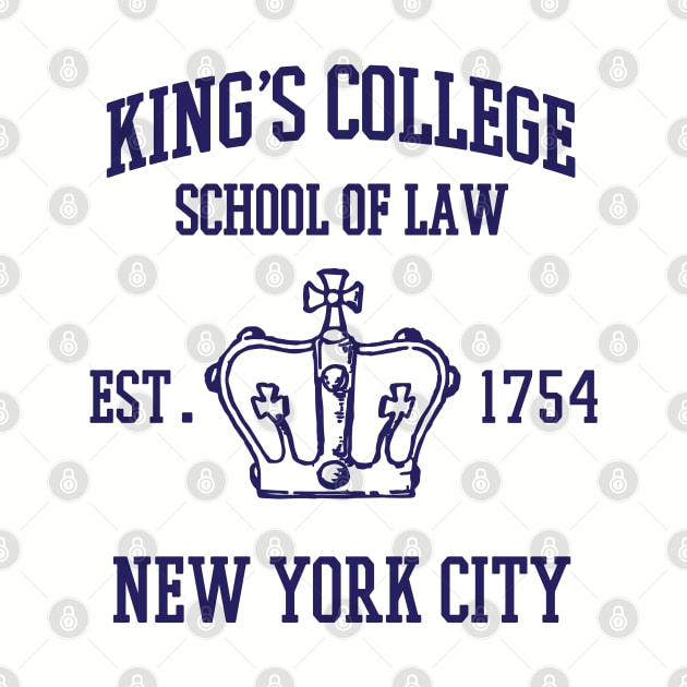 HAMILTON BROADWAY MUSICAL King's College School of Law Est. 1754 Greatest City in the World by YellowDogTees