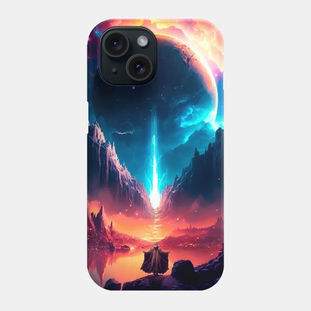 Magic in Chaos: Universe's Landscape Phone Case by James Garcia