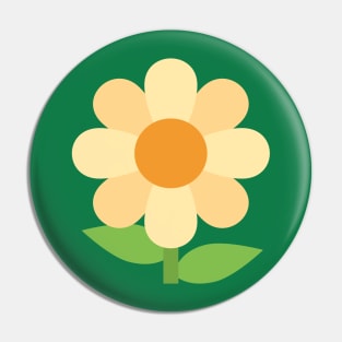 Big Yellow Flower Pin