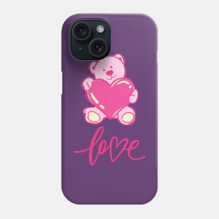 Bear With Heart.Love Phone Case