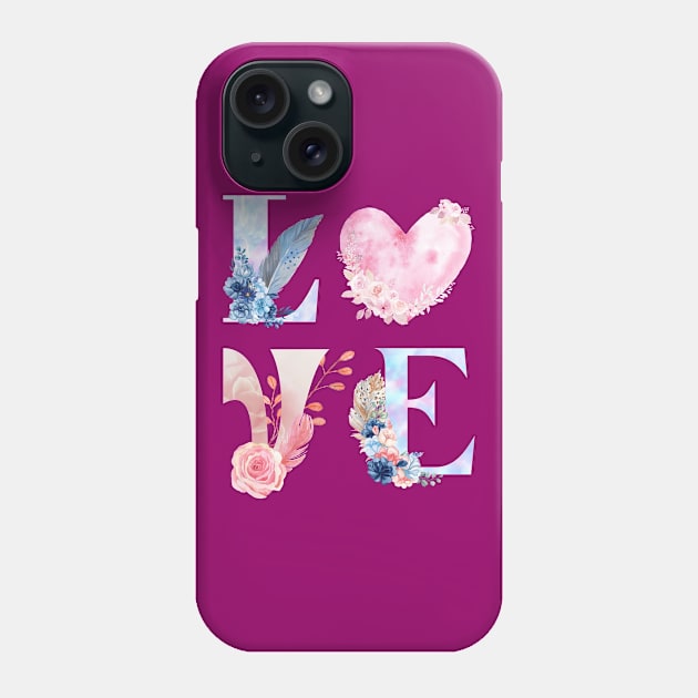 LOVE Phone Case by Dot68Dreamz