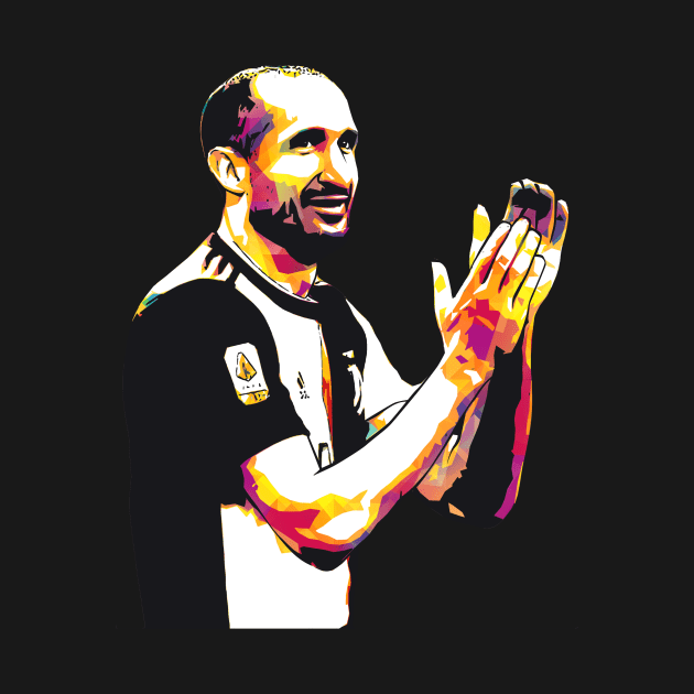 Giorgio Chiellini Pop Art by Creativedy Stuff