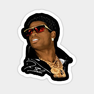 jc on deion sanders Retro 90s Sport Football Magnet