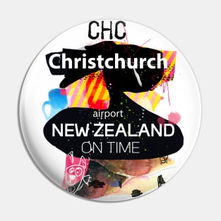 CHC Christchurch airport Pin