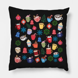 Festive Christmas Yummilicious Drinks Pillow