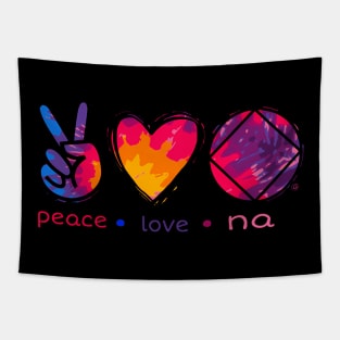 Narcotics Anonymous Peace Love Na Tapestry