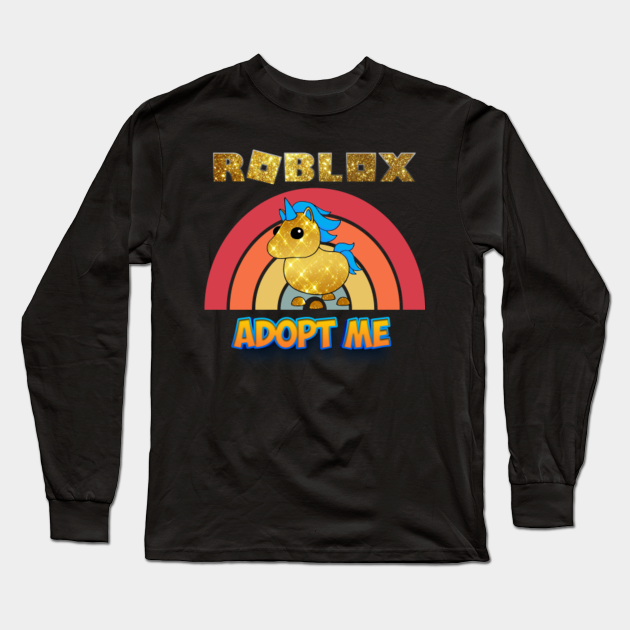 Roblox Adopt me Golden Unicorn - Roblox - Long Sleeve T-Shirt | TeePublic