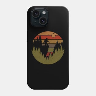 Bigfoot Retro Vintage Sunset Phone Case