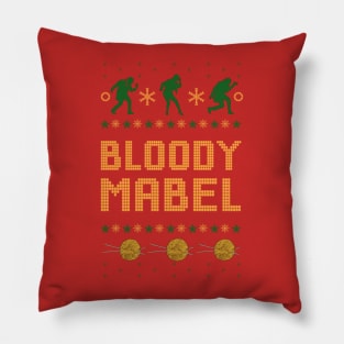 Bloody Mabel Christmas X Pillow