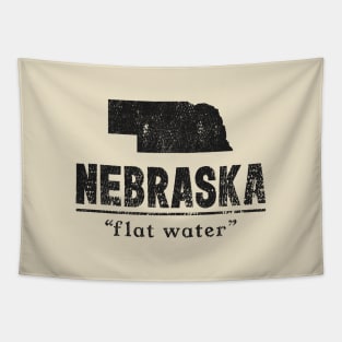 Nebraska Flat Water Vintage Tapestry