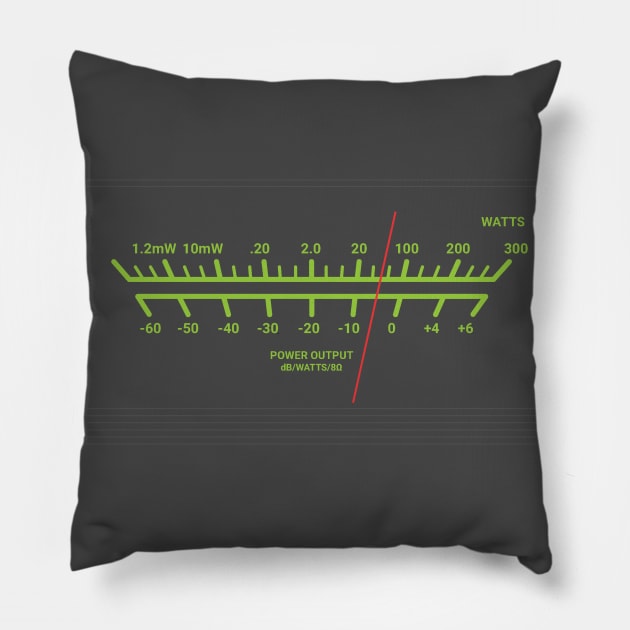 VU, DB audio Pillow by FBdesign