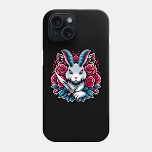 Evil rabbit from wonderland Phone Case