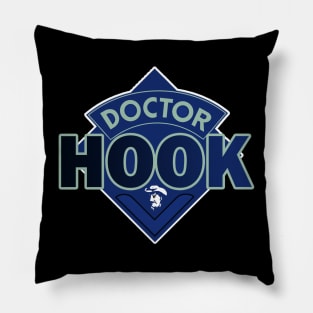 Doctor Hook - Doctor Who Style Logo Pillow