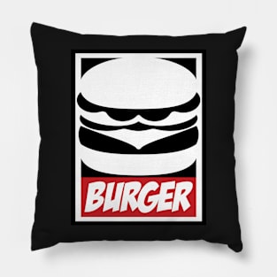 Obey the Burger Pillow