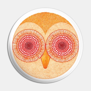 Owl Face Pin