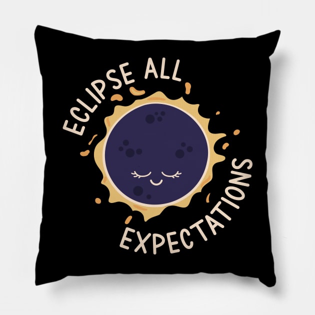 Eclipse Expectations Pillow by SunburstGeo