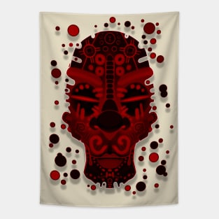 African Tribal Mask_Mystics -6 Tapestry