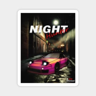 JDM 240SX [Pink] Night Hunter Magnet