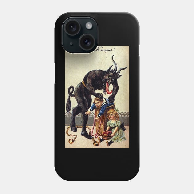 Greetings from Krampus Phone Case by Tainted