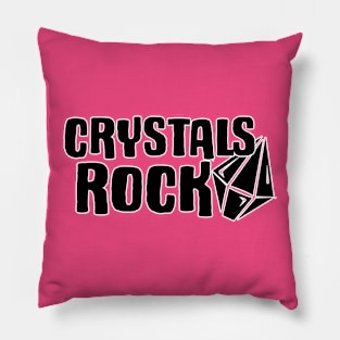 Crystals Rock Gems Pillow