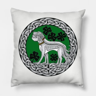 Triple Celtic Irish Wolfhound Ring Pillow