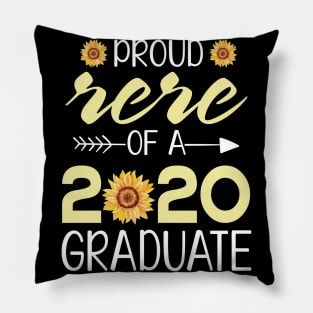 Sunflowers Proud Rere Of A 2020 Graduate Senior Student Happy Class Of School Last Day Of School Pillow