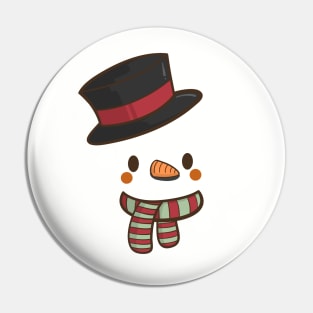 Snowman Pin