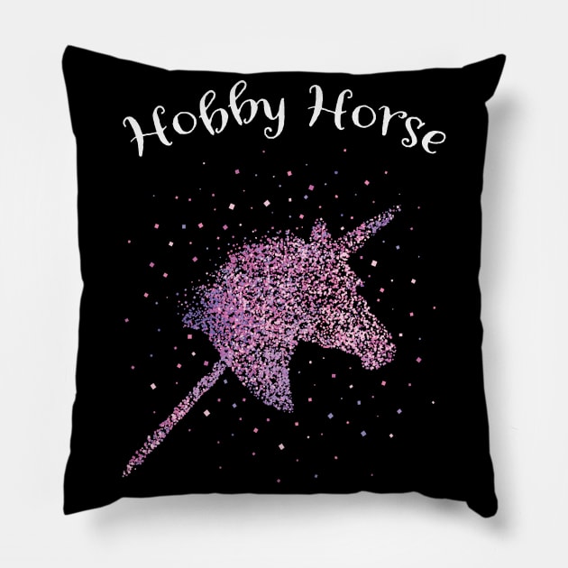 Hobby Horse Steckenhorse Hobby Horsing Pillow by Kater Karl