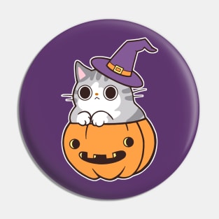 Pumpkin Cat Pin