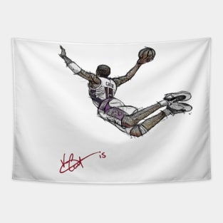 Vince Carter Toronto Flying Signature Tapestry