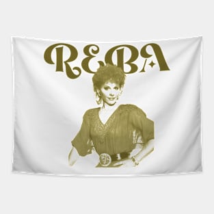Reba McEntire - Yellow Vintage 80s Tapestry