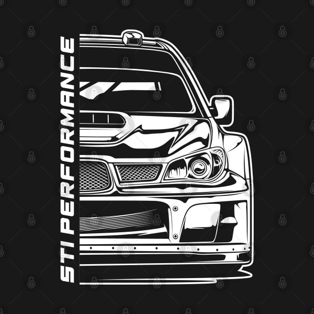 WRC Subaru WRX STI Performance (White Print) by idrdesign