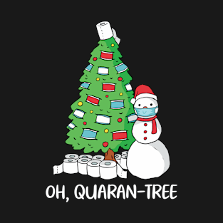 Oh Quarantree Christmas Snowman T-Shirt