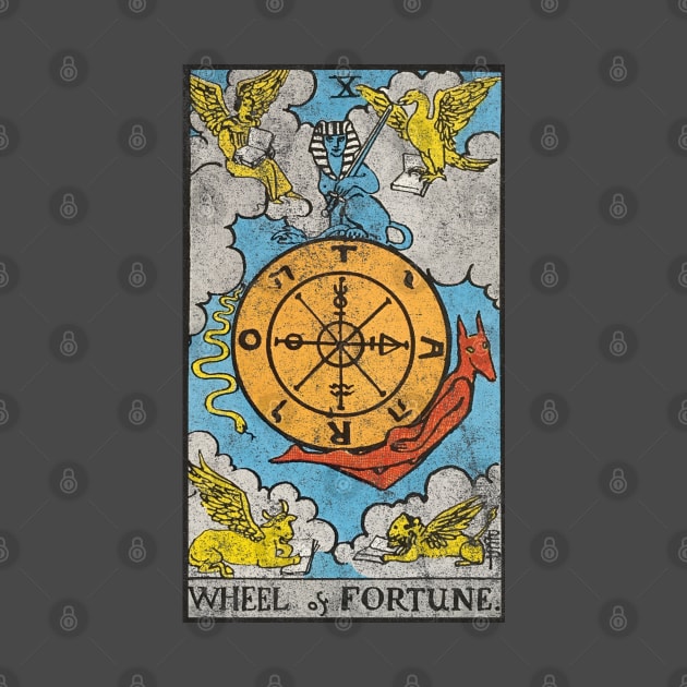 Wheel of Fortune (distressed) by Nate's World of Tees