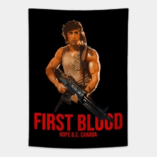 FIRST BLOOD - HOPE BC CANADA Tapestry